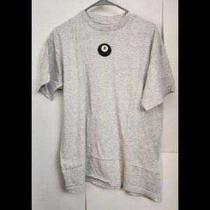 8-Ball Grey TShirt Size Large